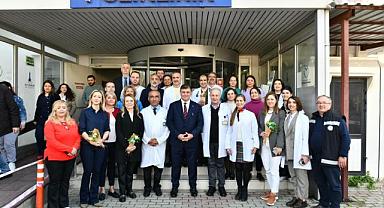 Başkan Cemil Tugay, meslektaşlarıyla buluştu