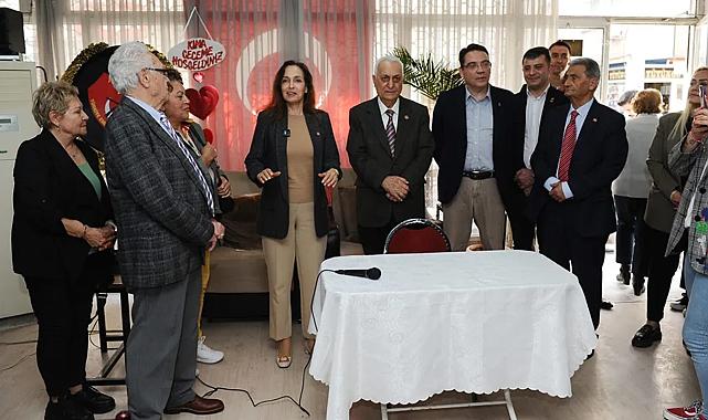 CHP Karşıyaka adayı Ünsal&#039;dan vefa ziyareti