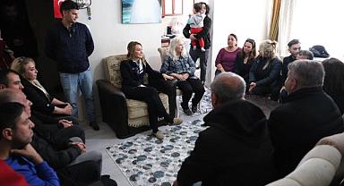 CHP’li Mutlu, ev ziyaretlerine devam ediyor... Bizim başarımız başka kadınların önünü açacak