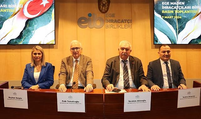 EGE MADEN İHRACATÇILARI BİRLİĞİ HEDEFLERİNİ PAYLAŞTI