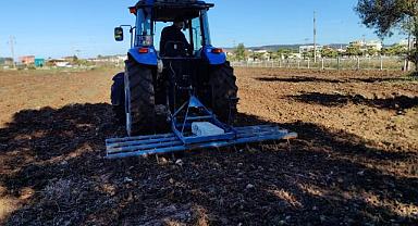 İzmir Büyükşehir çiftçi için arazilerini üretime kazandırdı