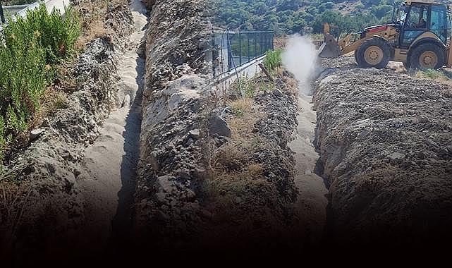 İZSU, Dikili’deki 12 milyonluk yatırımı tamamladı... Yeni hat hizmette!