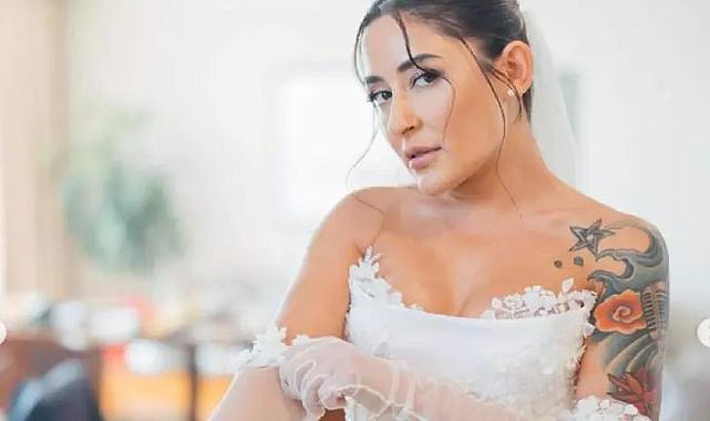 Melek Mosso&#039;nun gelinlikli pozlarına çirkin yorumlar! &quot;Midem bulandı&quot; diyerek kızdı