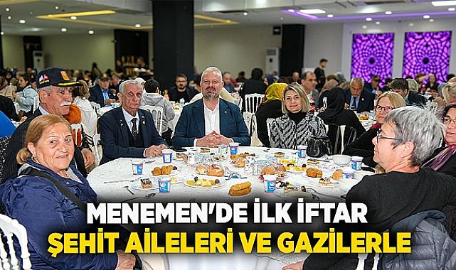 Menemen&#039;de İlk İftar Şehit Aileleri Ve Gazilerle