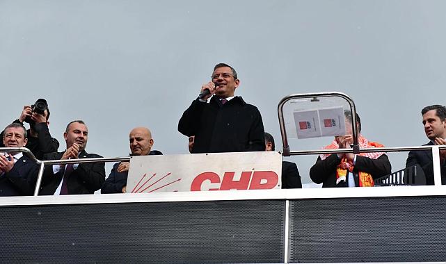 Özgür Özel: Cemil Başkan hepinize sahip çıkmaya söz veriyor