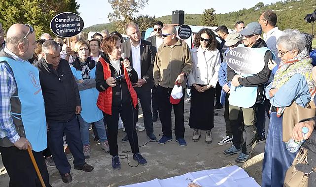 Urla&#039;da jeotermal tepkisi: Ranta ve talana izin vermeyeceğiz