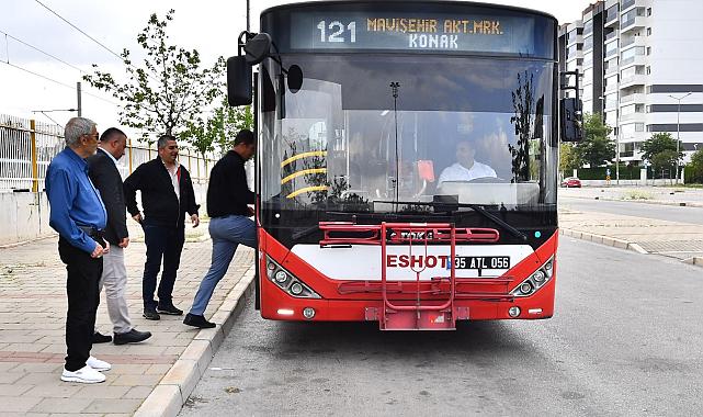 Başkan Tugay’a “otobüs hattı” teşekkürü