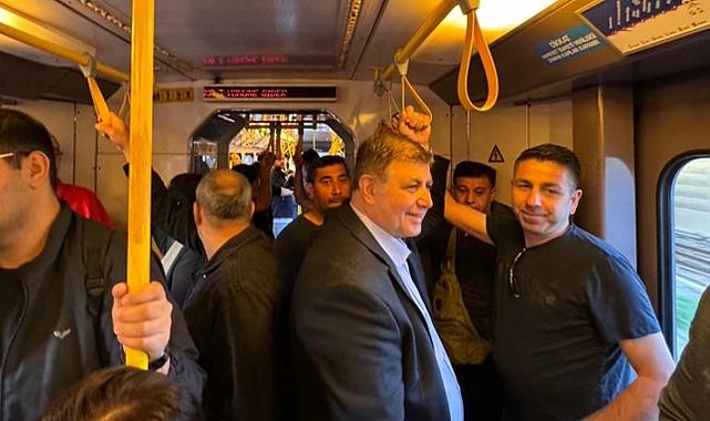 Cemil Tugay'dan sürpriz başlangıç! Güne İZBAN ve Metro'da başladı