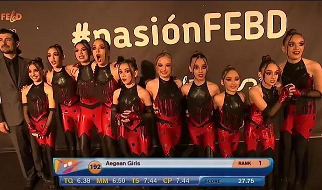 İzmirli dansçılar dünya şampiyonu oldu!