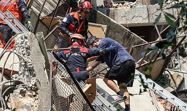 Tayvan'da 7,4 büyüklüğünde deprem: Son 25 yılın en büyüğü