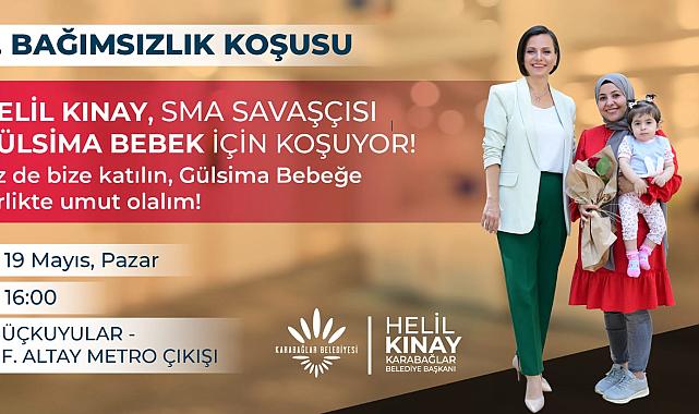 Başkan Kınay 19 Mayıs’ta Gülsima için koşacak