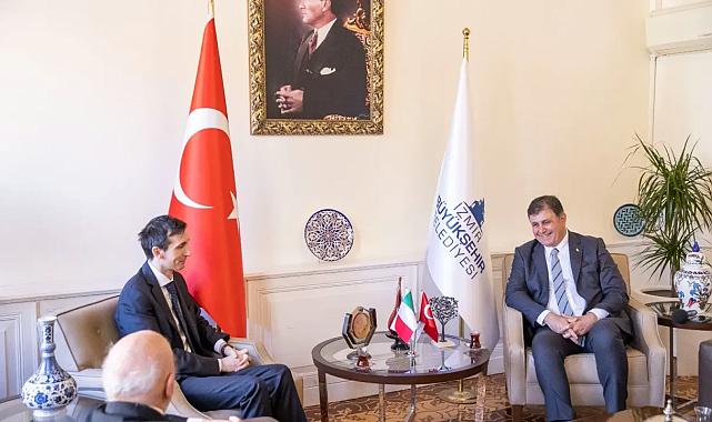 Başkan Tugay, Enternasyonel Fuarı için İtalya'ya partnerlik teklif etti