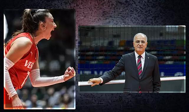 Milli voleybolcu Hande Baladın&#039;ın tırnağı bile eleştirilmişti... Federasyon Başkanı Mehmet Akif Üstündağ destek çıktı! &#039;Bu ülkenin bayrağını, marşını...&#039;