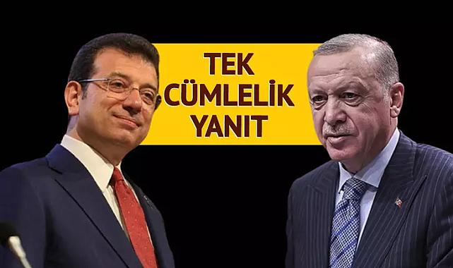 Roma gezisi tartışması devam ediyor! Erdoğan da eleştirmişti: İmamoğlu'ndan tek cümlelik yanıt