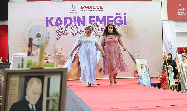 Bayraklılı kadınlarının yıl sonu sergisinde Filistin Vurgusu