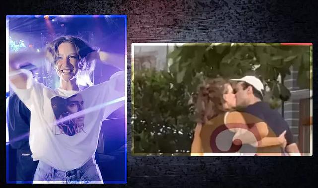 Serenay Sarıkaya ve Mert Demir Arasında Kuliste Öpücük, Konserde Dans Olayı!