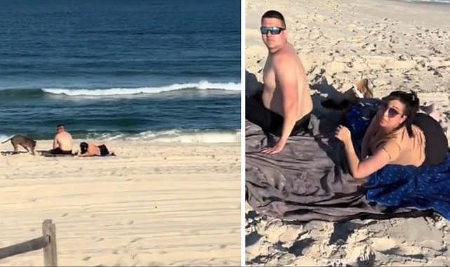 9 aylık hamile kadın, kocası ve sevgilisini kumsalda keyif çatarken bastı