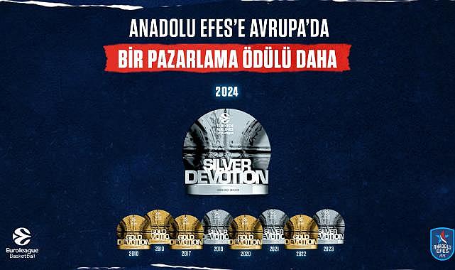 Anadolu Efes Spor Kulübü&#039;ne Avrupa&#039;dan bir pazarlama ödülü daha!