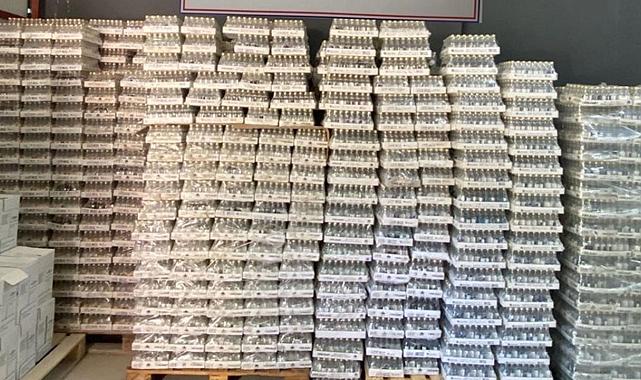 Antalya'da 800 litre kaçak içki ele geçirildi