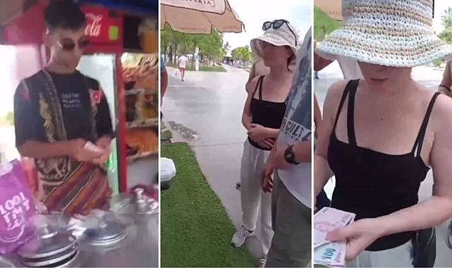 Antalya&#039;da işletmeci 2 nar suyu için turistlerden 1200 TL aldı! Dolandırıldığını anlayan çift polise başvurdu