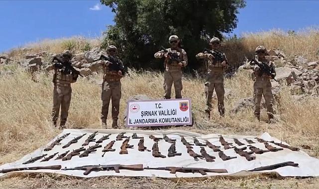Bakan Yerlikaya duyurdu: 36 adet AK-47 tüfeği ele geçirildi