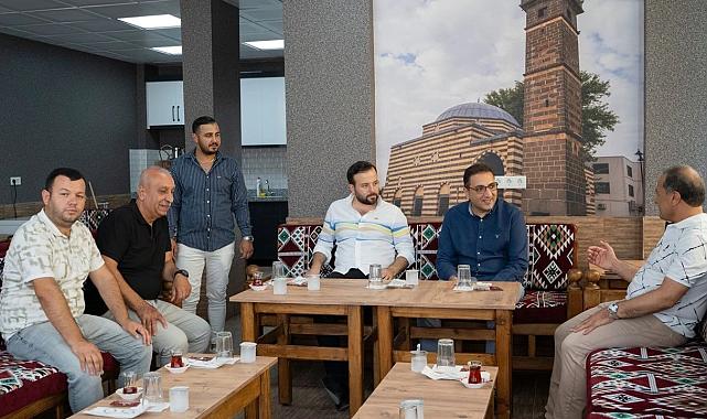 Başkan Yiğit’ten imece ile yapılan taziye evine ziyaret