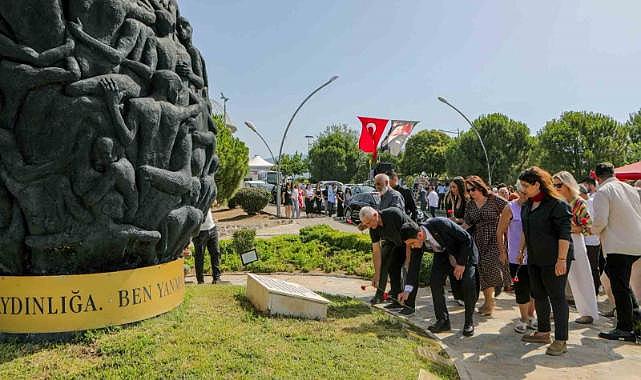 Bayraklı&#039;da Madımak unutulmadı: Aydınlarımızı, ozanlarımızı, şairlerimizi rahmetle anıyoruz