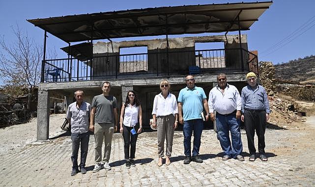 Büyükşehir Yangın Mağdurunu Yalnız Bırakmadı