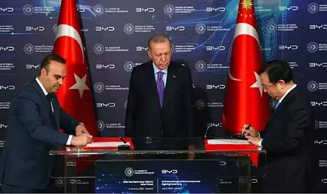 BYD ile sözleşme imzalandı: 1 milyar dolar yatırım, 5 bin kişiye istihdam