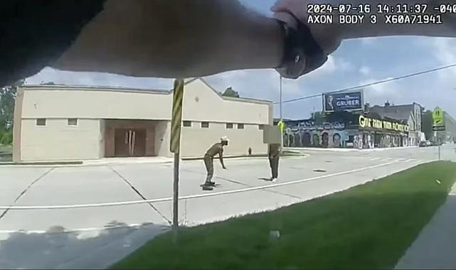 Cumhuriyetçi Ulusal Konvansiyonu yakınında bıçaklı şüphelinin polis tarafından öldürüldüğü anlara ait görüntüler yayınlandı