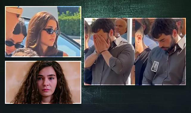 Ebru Şahin cenazeye gelmedi! Hande Erçel tanımadığı Akın Akınözü’nün annesinin cenazesinde zor anlar yaşadı