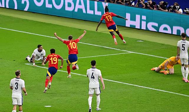 EURO 2024 şampiyonluğu işte böyle geldi! Maçın 90. dakikasında inanılması güç pozisyon