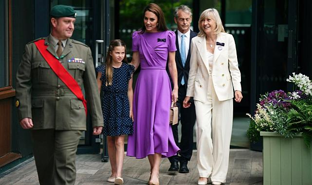 Kanser tedavisi gören Kate Middleton, Wimbledon finalinde halkın karşısına çıktı! Ayakta alkışlandı