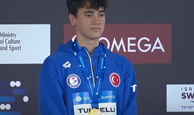 Milli Yüzücü Kuzey Tunçelli&#039;den Rekor Kıran Zafer!