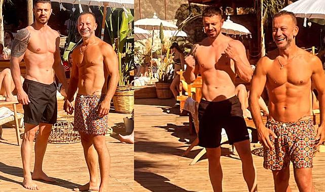 Murat Boz ve Rıza Kocaoğlu&#039;nun kas şovu