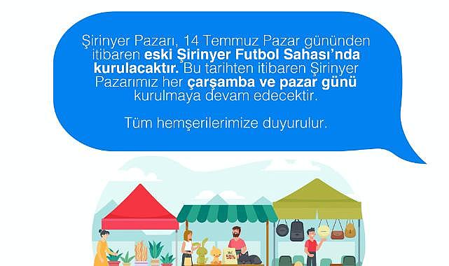 Şirinyer Pazar Yeri yeni yerinde 14 Temmuz’da açılıyor
