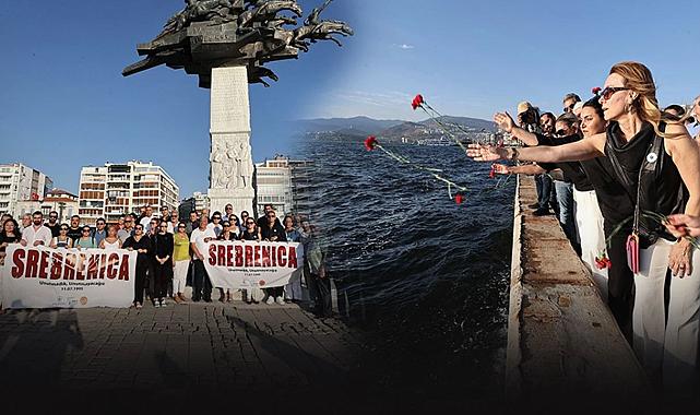 Srebrenitsa Katliam Konak&#039;ta unutulmadı... Başkan Mutlu: &quot;O bir soykırımdı”