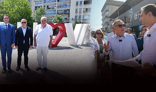 Zeybek Bornova’yı ziyaret etti, yatırımları yerinde inceledi