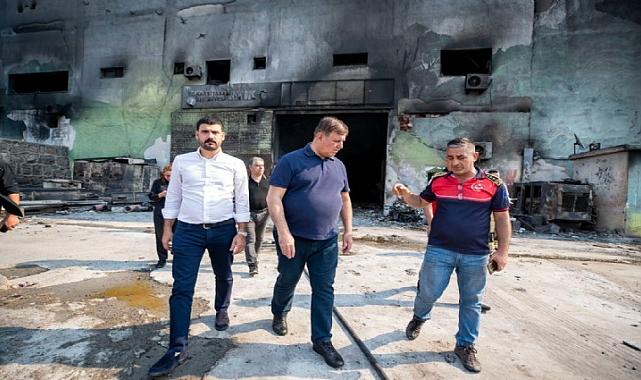 Başkan Tugay: &#039;&#039;Yangın Bölgesindeki Kayıpları Hızla Onaracağız&quot;