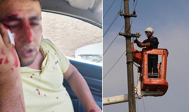 Dicle&#039;de Elektrik Denetimi Yapan Ekibe Saldırı