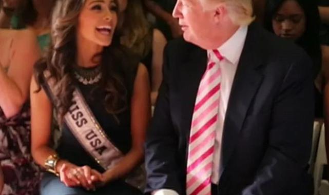 Donald Trump'ın eski Amerika güzeli ile samimi fotoğrafları ortaya çıktı