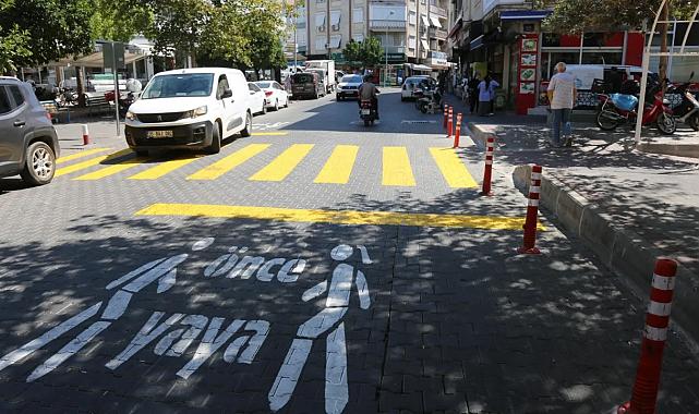 Efes Selçuk&#039;ta öncelik yaya: Çalışmalar vatandaştan tam not aldı