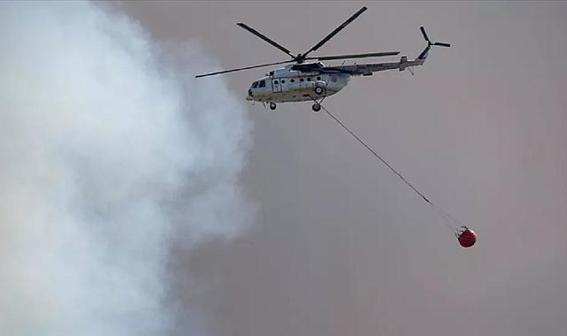 Milli Savunma Bakanlığı, İzmir yangınına müdahale eden TSK helikopteri sayısını 8&#039;e çıkardı!