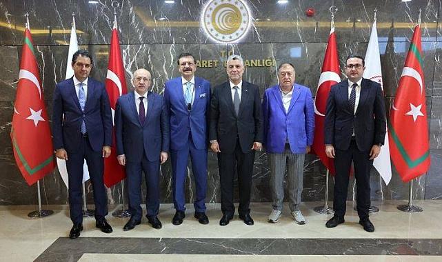 Ticaret Bakanı Bolat, TOBB Başkanı Hisarcıklıoğlu ile görüştü