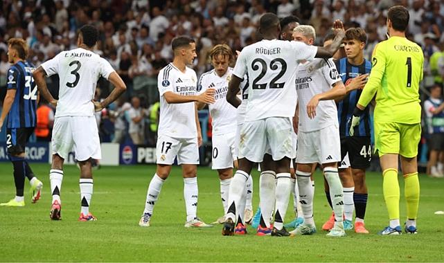 UEFA Süper Kupa şampiyonu Real Madrid!