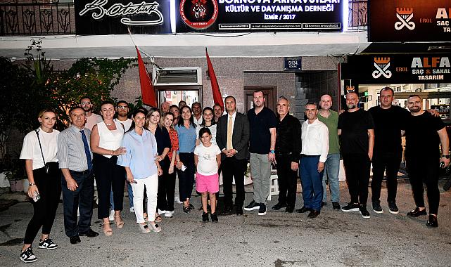 Başkan Eşki&#039;den Bornova Arnavutları’na ziyaret