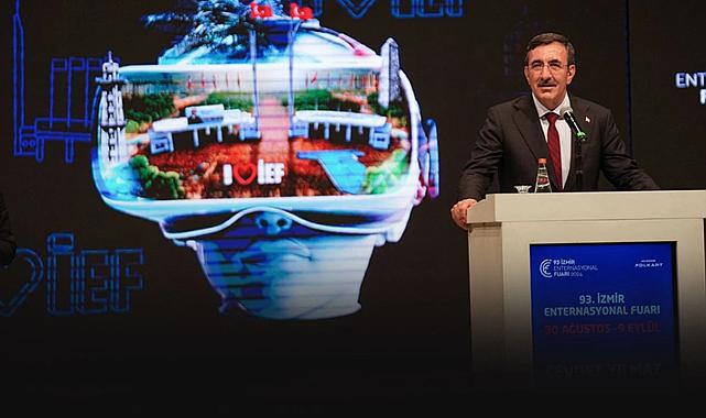 Cumhurbaşkanı Yardımcısı Yılmaz, İEF&#039;de konuştu: Enflasyonu tek haneye düşüreceğiz!