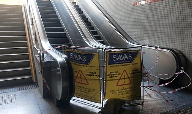 İzmir Metrosu&#039;nda yürüyen merdiven sorunu: En işlek istasyon olan Çankaya&#039;da 3 aydır çalışmıyor
