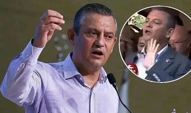 Özgür Özel’den “Mustafa Kemal’in Askerleriyiz” sloganı atan kişiye tepki!