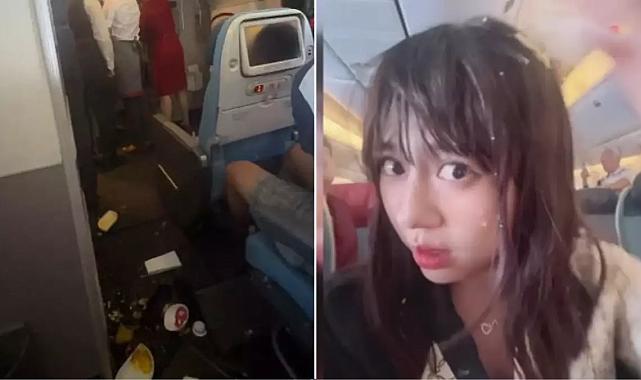 THY uçağı türbülansa girmişti! Olayın ardından kaydedilen görüntüler görenleri korkuttu